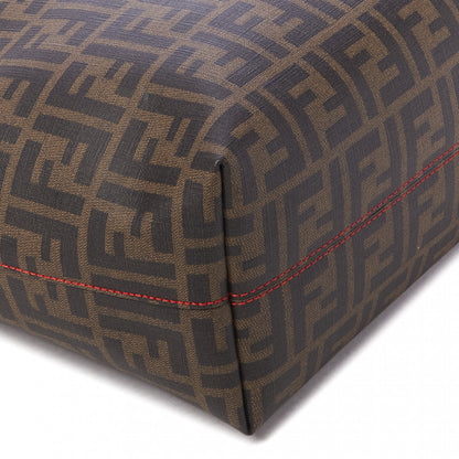 Fendi Zucca Spalmati Small Roll Tote Tobacco Fragola 5 of 8