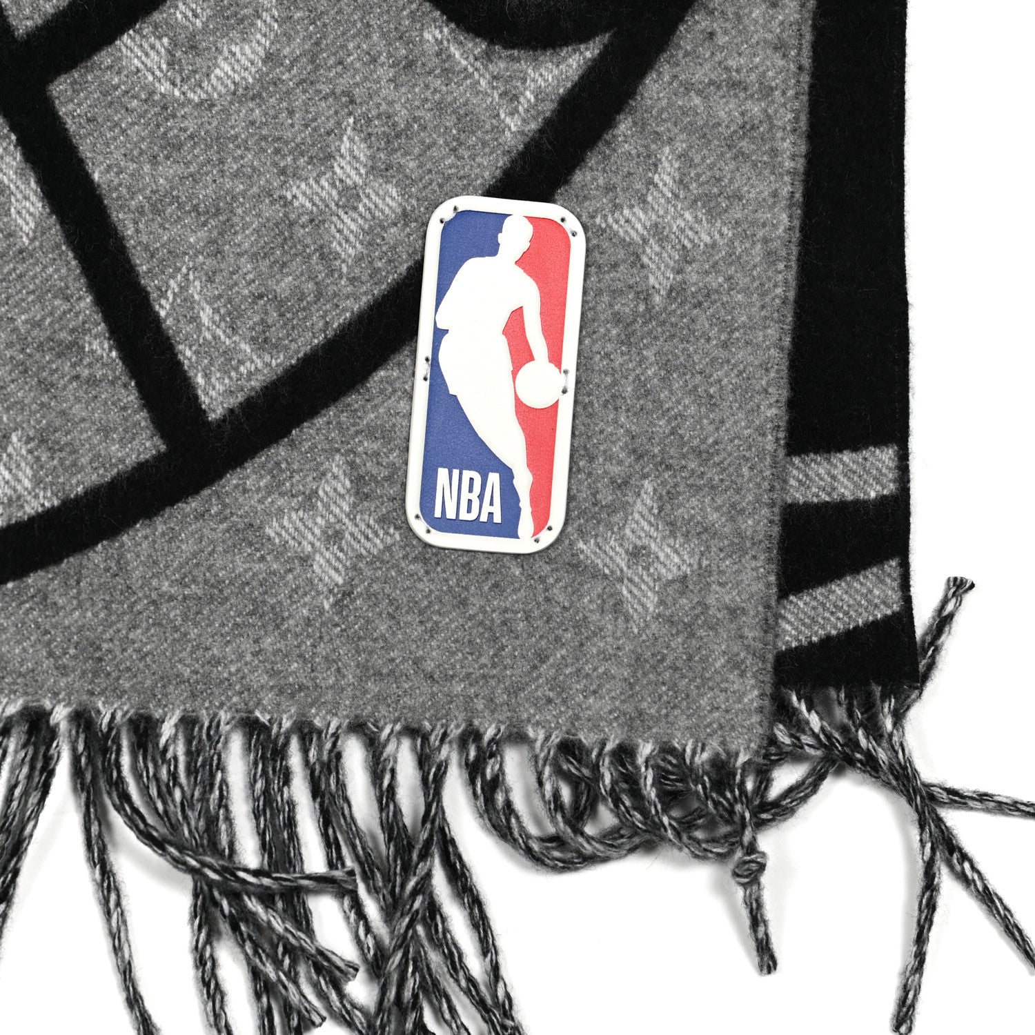 Louis Vuitton X NBA Wool Cashmere Basket Court Scarf 4 of 4