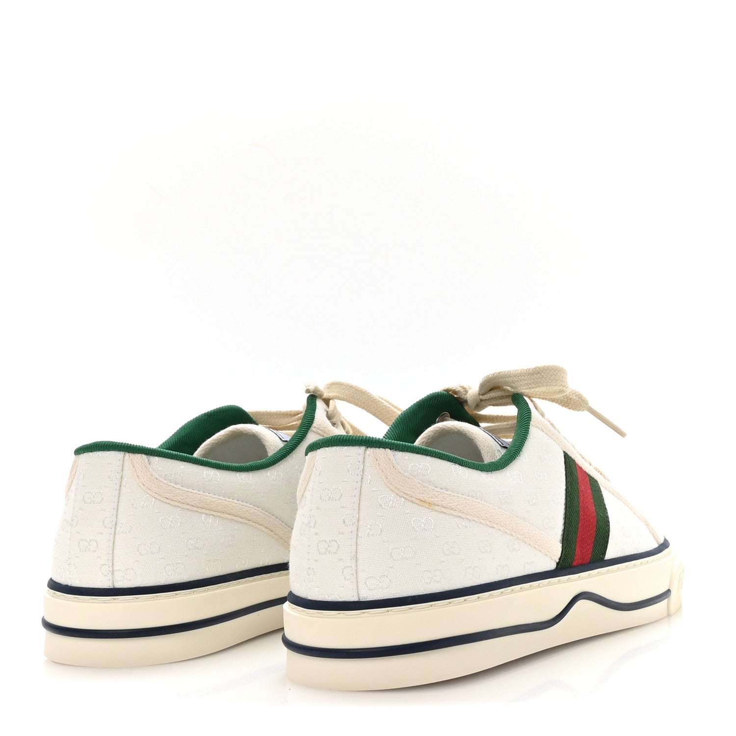 Gucci Jacquard Mini GG Monogram Web Womens 1977 Tennis Sneakers 41 White 5 of 8
