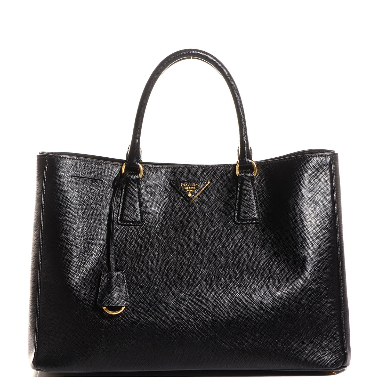 Prada Saffiano Lux Large Tote Nero Black 1 of 11