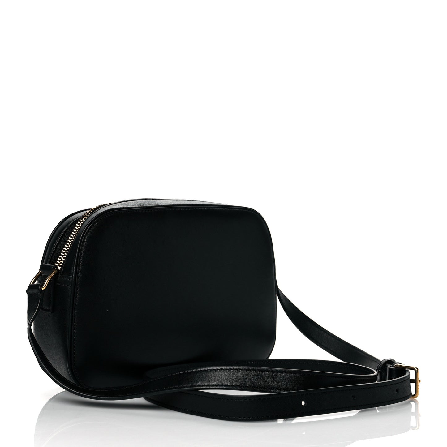 Calfskin Crecy Camera Bag Black