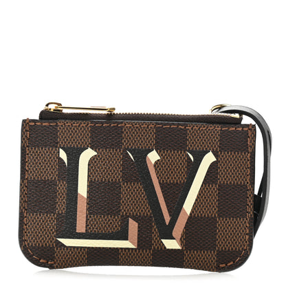 Louis Vuitton Damier Ebene Belmont Pochette Venus Pink 1 of 7