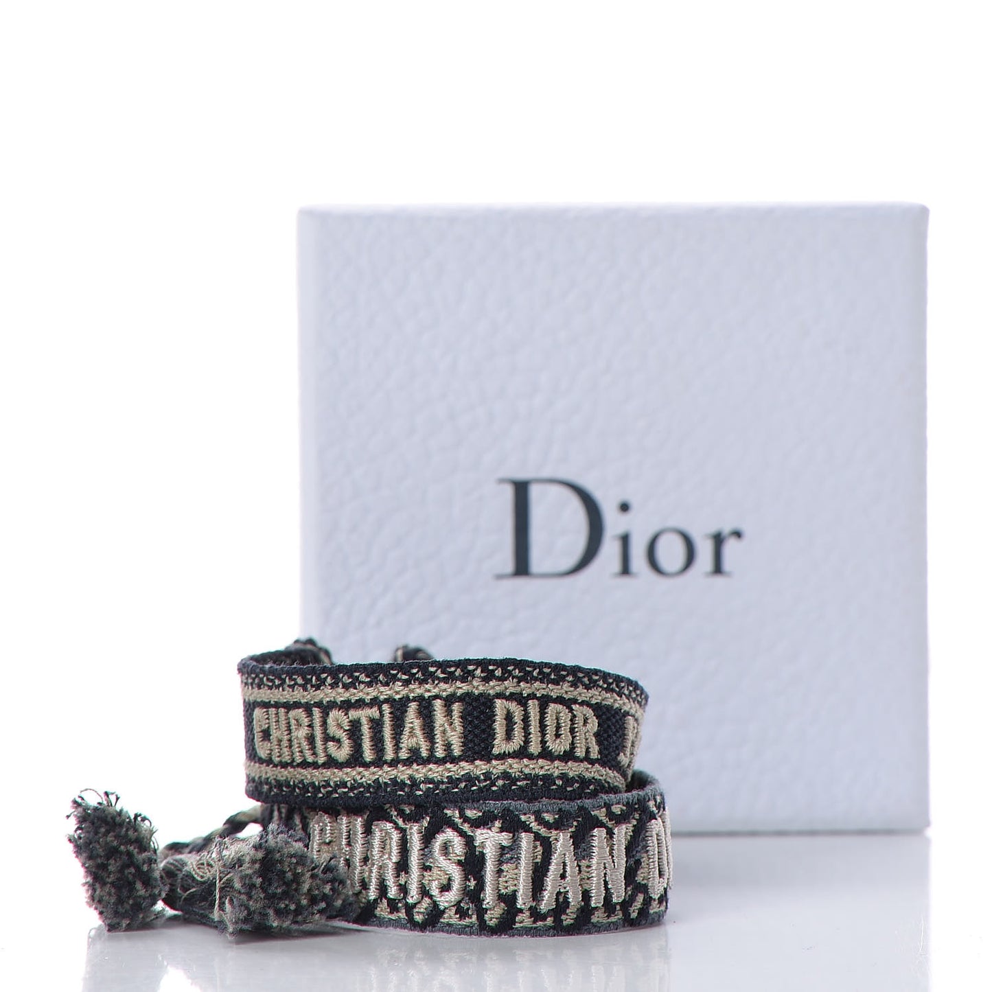 Woven Cotton J'Adior Friendship Bracelet Set Navy