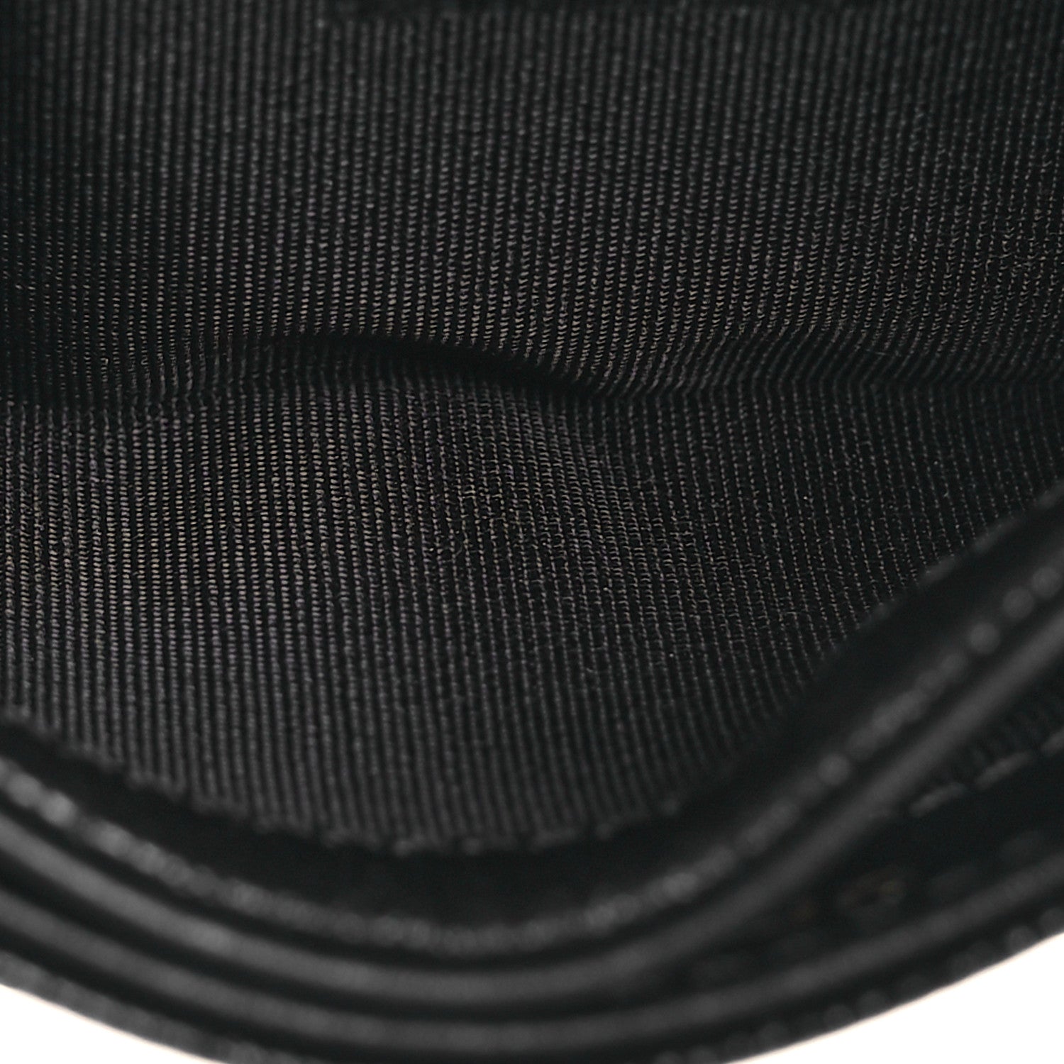 Chanel Caviar Quilted Studded CC Card Holder Black 6 of 12