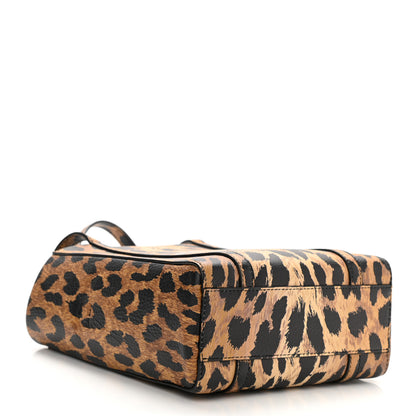 Balenciaga Calfskin Printed Leopard XXS Everyday Tote Beige White 7 of 8
