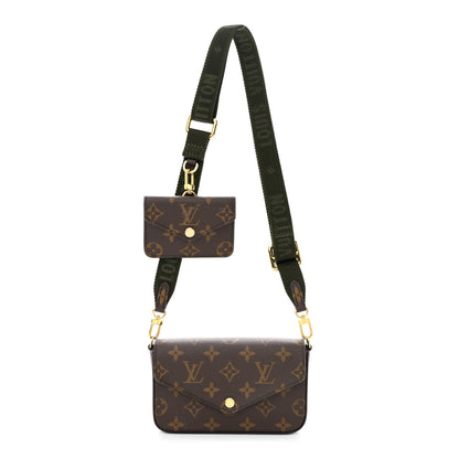 Louis Vuitton Monogram Felicie Strap & Go Kaki 1 of 12