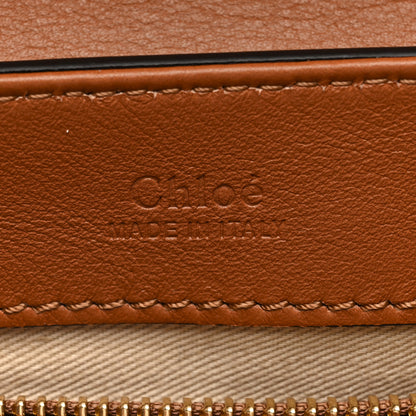 Chloe Spazzolato Sfumato Calfskin Small C Double Carry Autumnal Brown 6 of 9