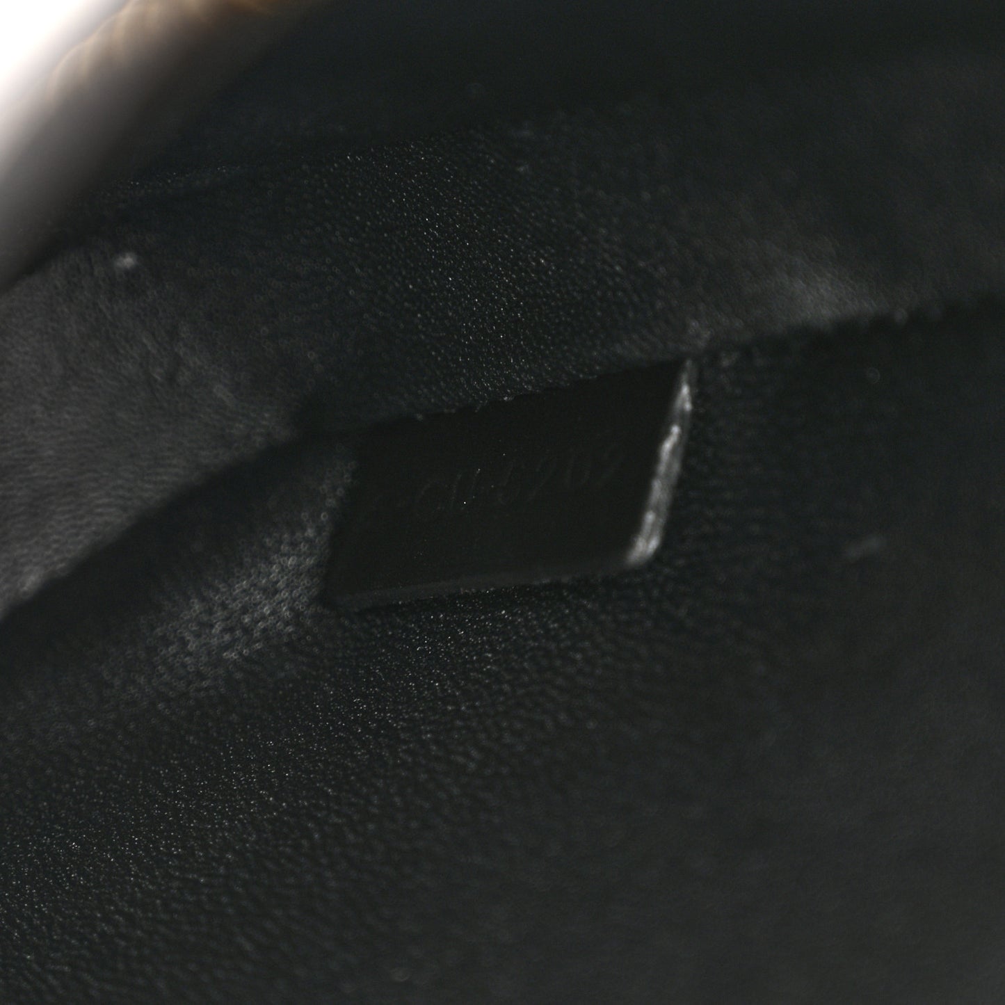 Shiny Calfskin Medium Croque Bag Black