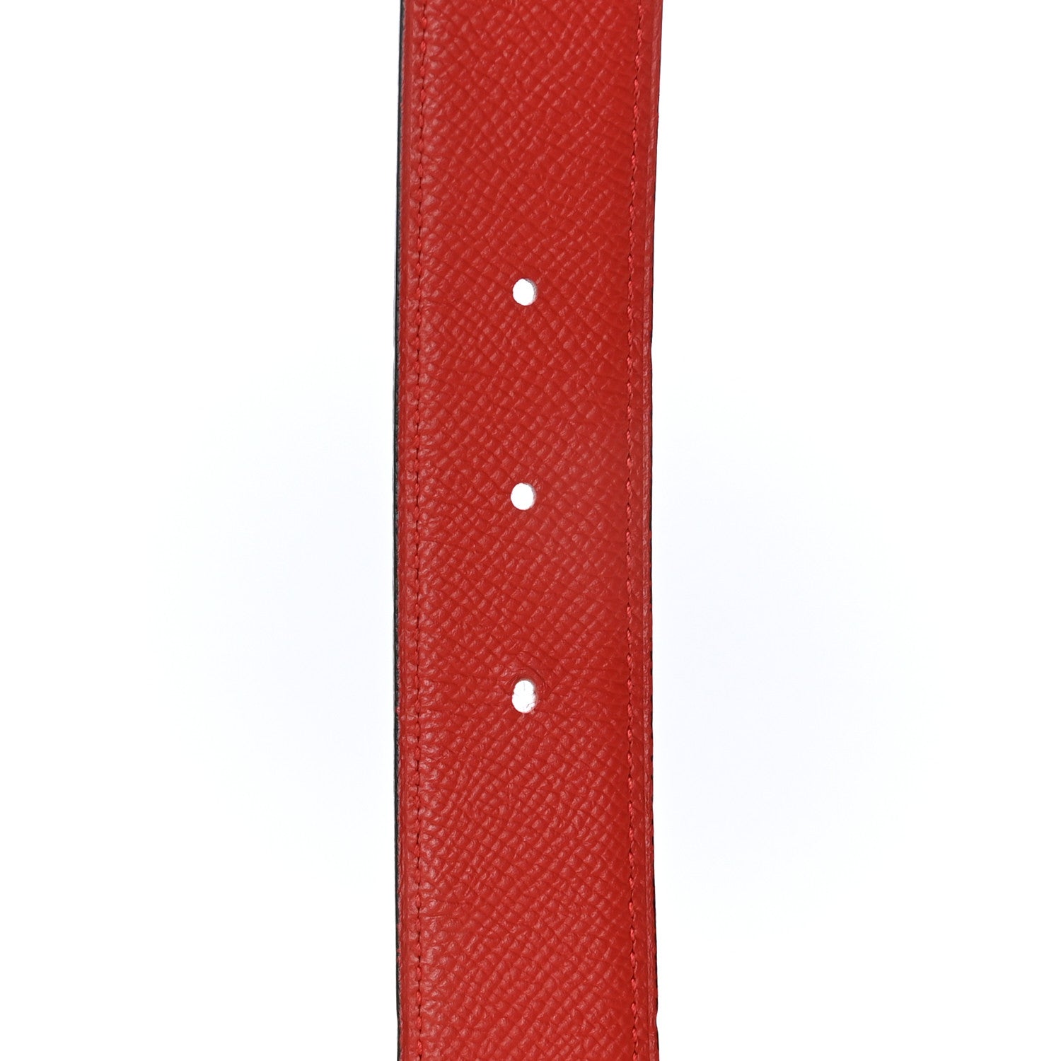 Hermes Epsom 32mm H Belt 95 Rose Confetti Rouge Tomate 5 of 6