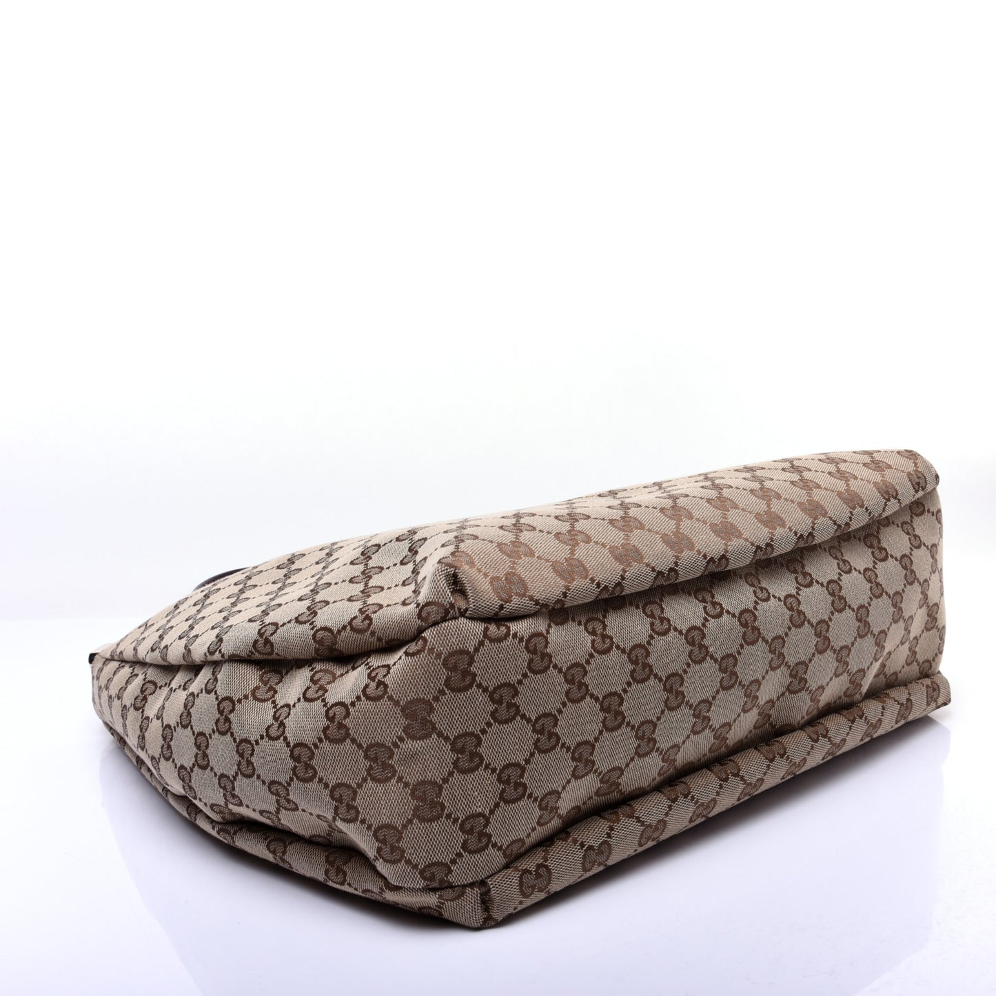 Monogram Large New Ladies Web Hobo Dark Brown