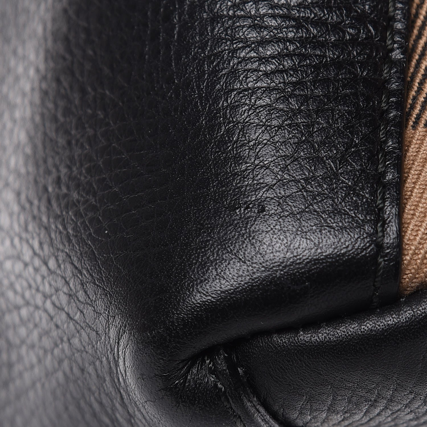 Burberry Grainy Calfskin House Check Medium Banner Tote Black 11 of 17