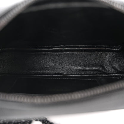Saint Laurent Grain De Poudre Matelasse Monochrome Monogram Mini Lou Camera Bag Black 5 of 12
