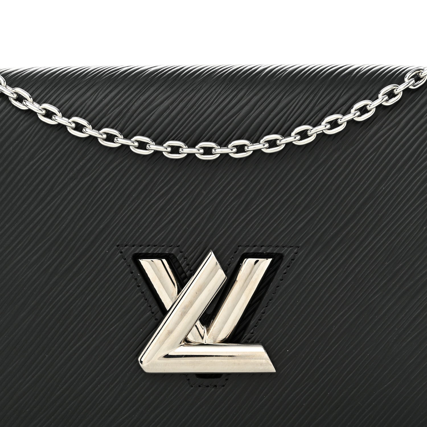 Louis Vuitton Epi Twist Belt Chain Wallet Black 7 of 11