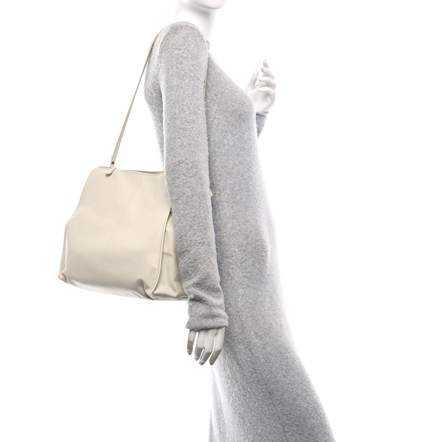 Nappa Aspen Clutch Perle