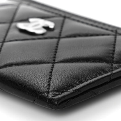 Chanel Lambskin Quilted Card Holder Black 11 of 12