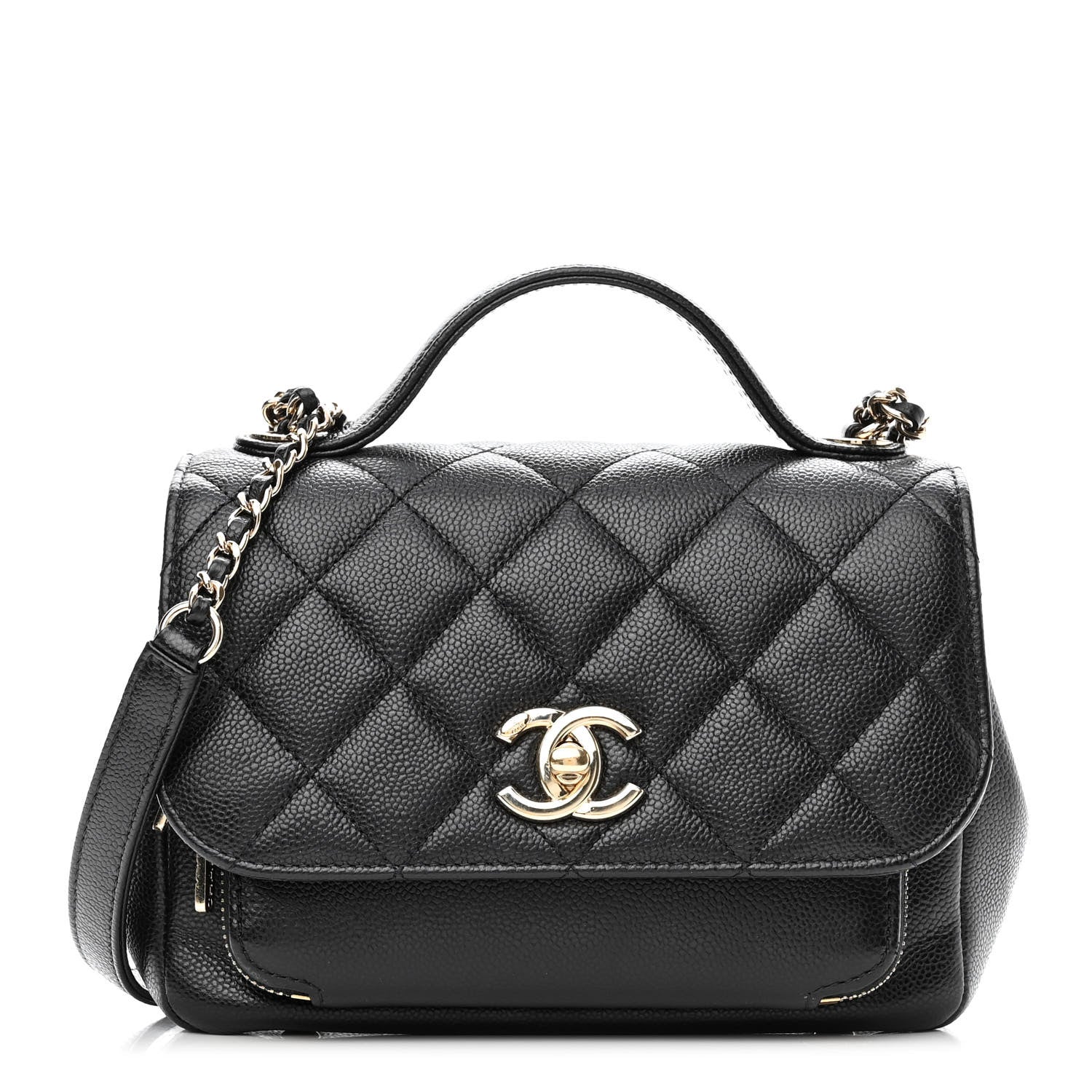 Chanel Caviar Quilted Mini Business Affinity Flap Black 1 of 10
