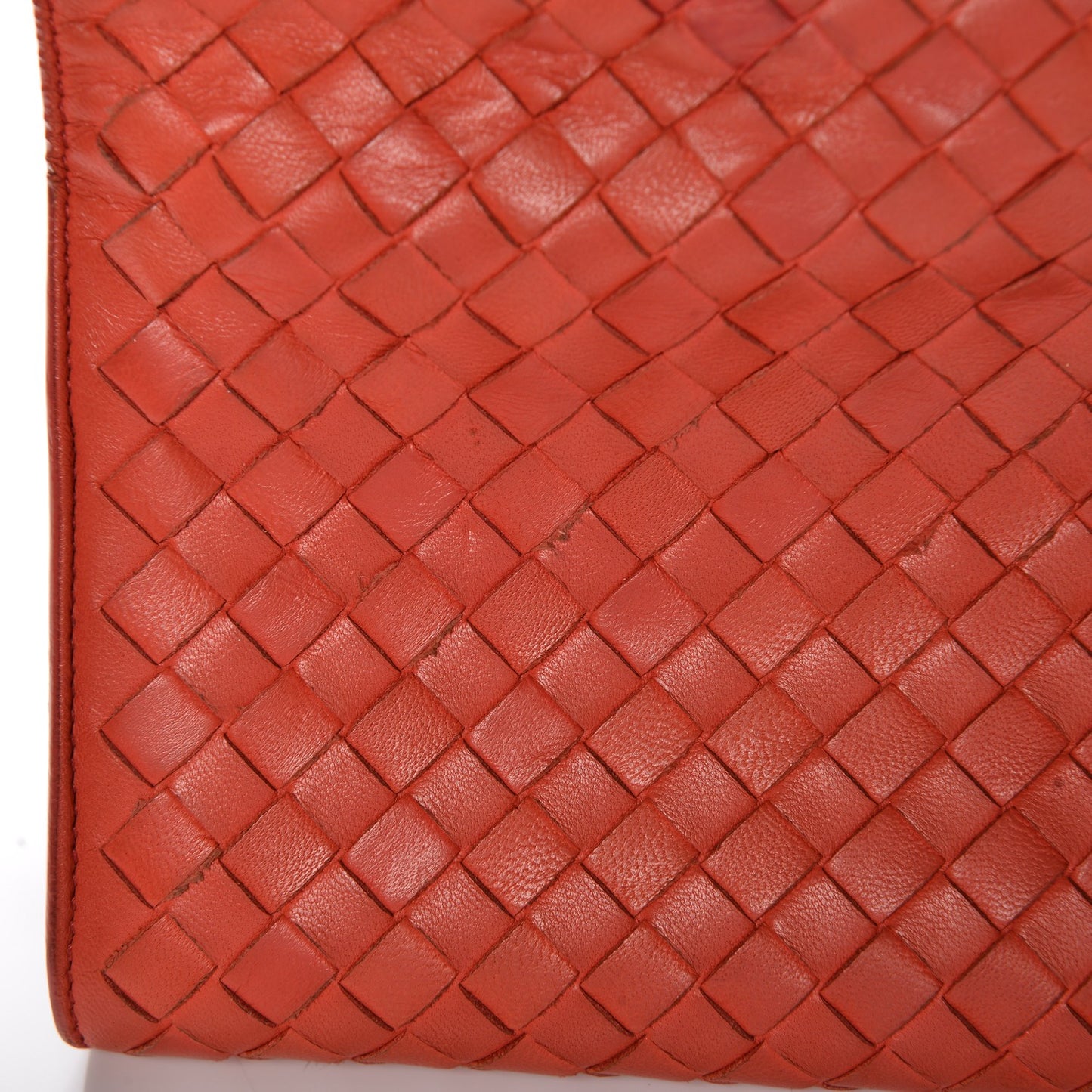 Nappa Intrecciato Continental Flap Wallet Magma