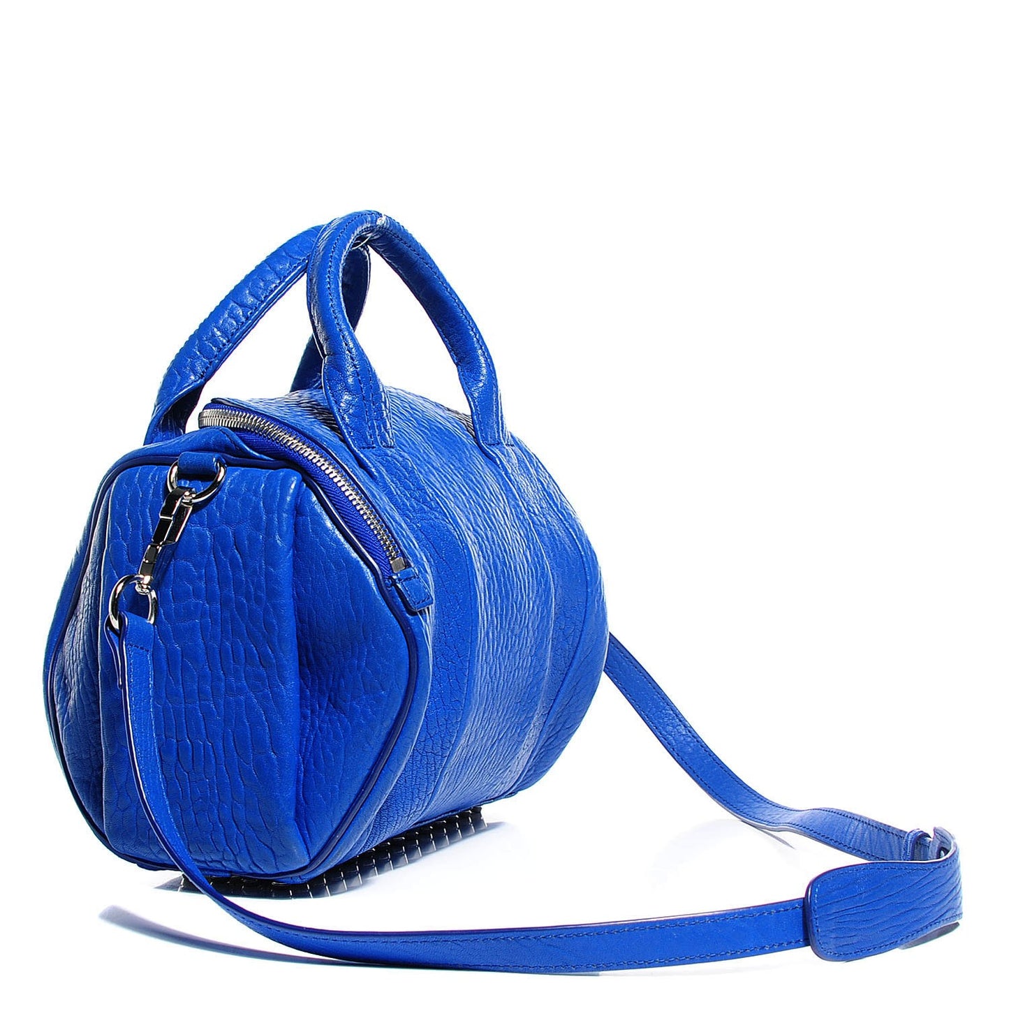 Pebbled Lambskin Rockie Royal Blue