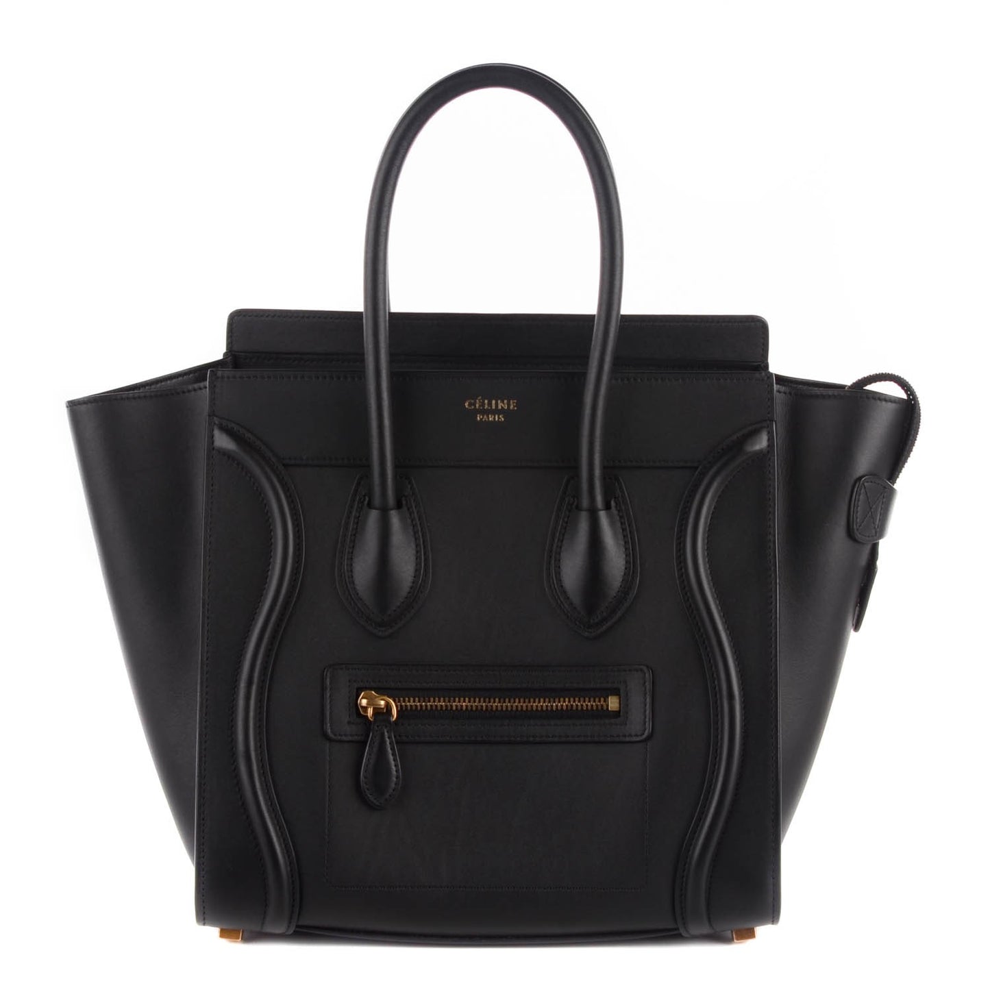 Smooth Calfskin Micro Luggage Black