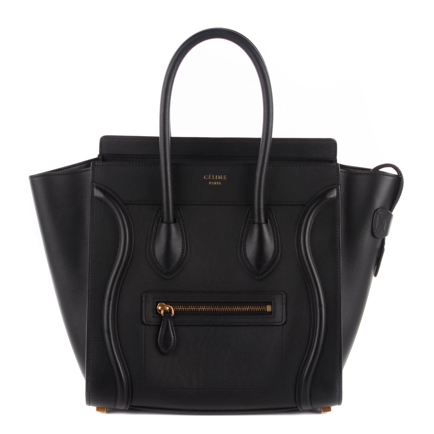 Celine Smooth Calfskin Micro Luggage Black 1 of 9
