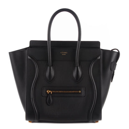 Celine Smooth Calfskin Micro Luggage Black 1 of 9