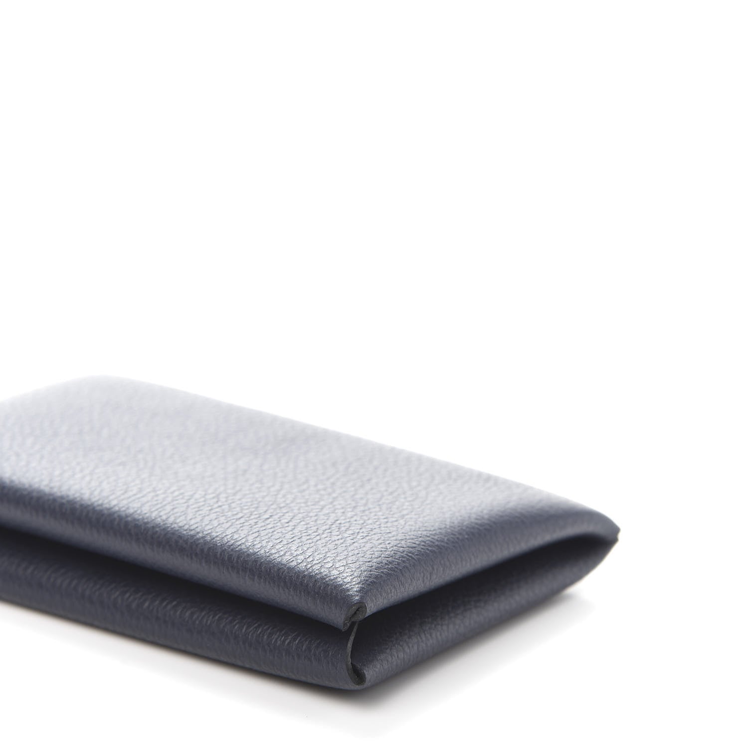 Hermes Evercolor Calvi Card Case Bleu Nuit 9 of 10