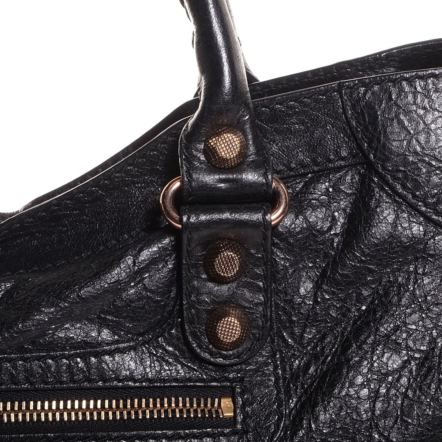 Balenciaga Agneau Giant 12 Rose Gold Hardware City Black 12 of 14