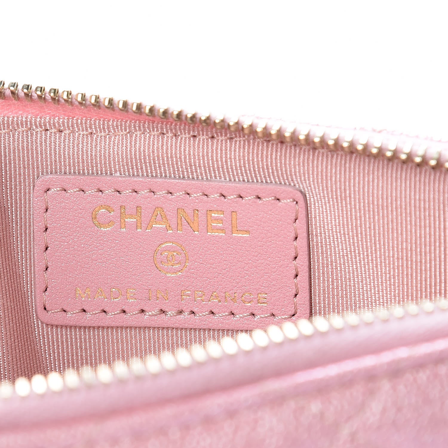 Chanel Iridescent Caviar Quilted Classic iPhone Pouch Rose Pink 6 of 8