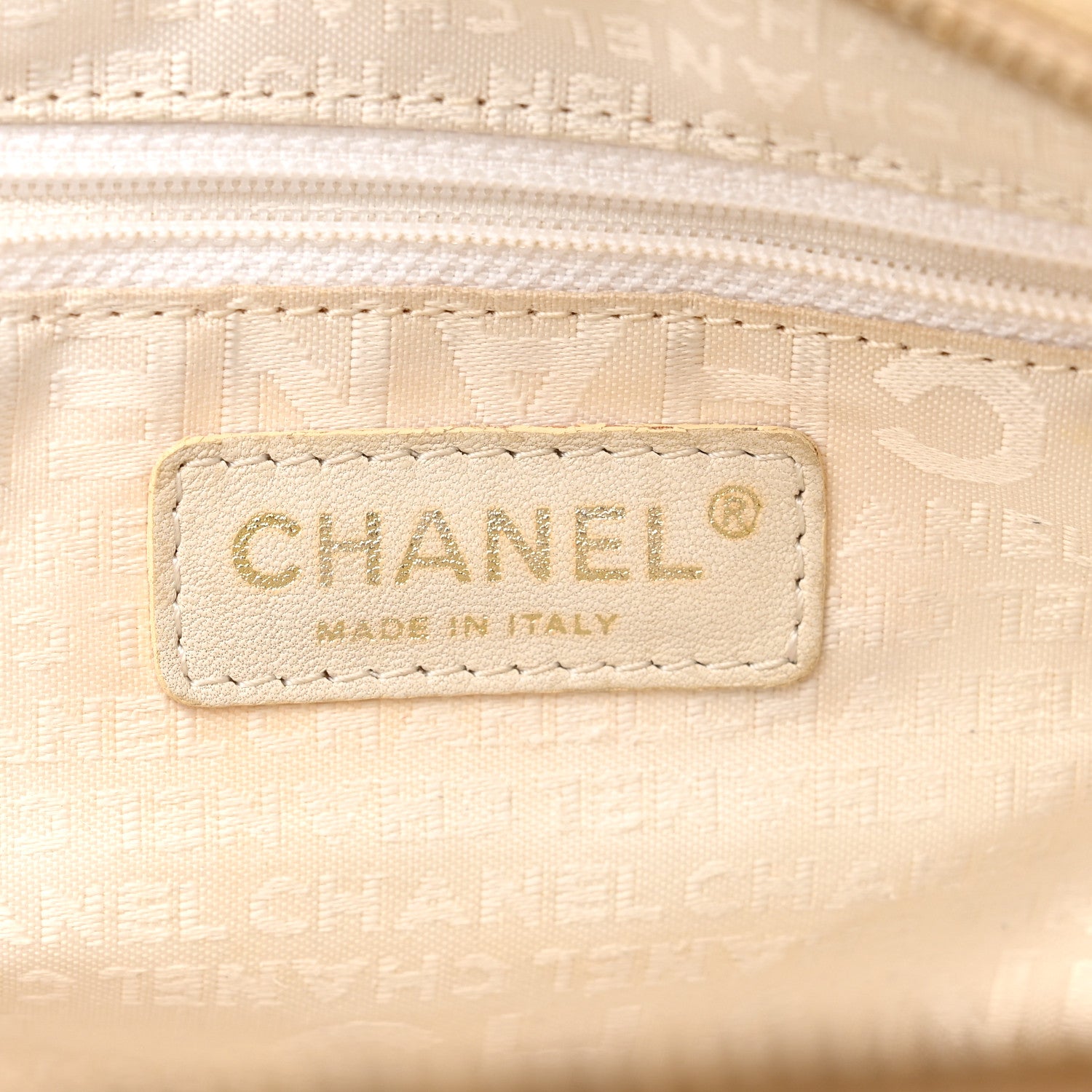 Chanel Canvas CC Handbag Green Pink Beige 6 of 11