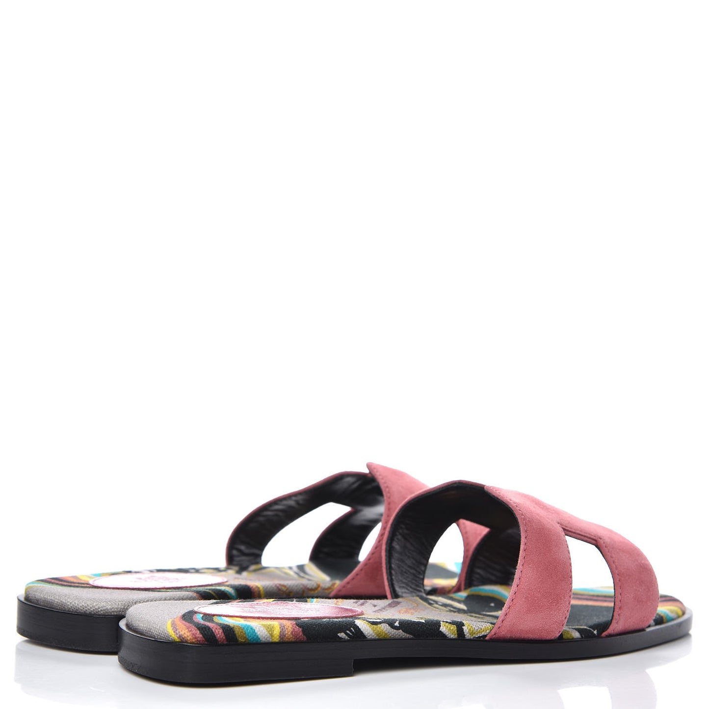 Suede Goatskin Oran Sandals 37 Rose De Venice