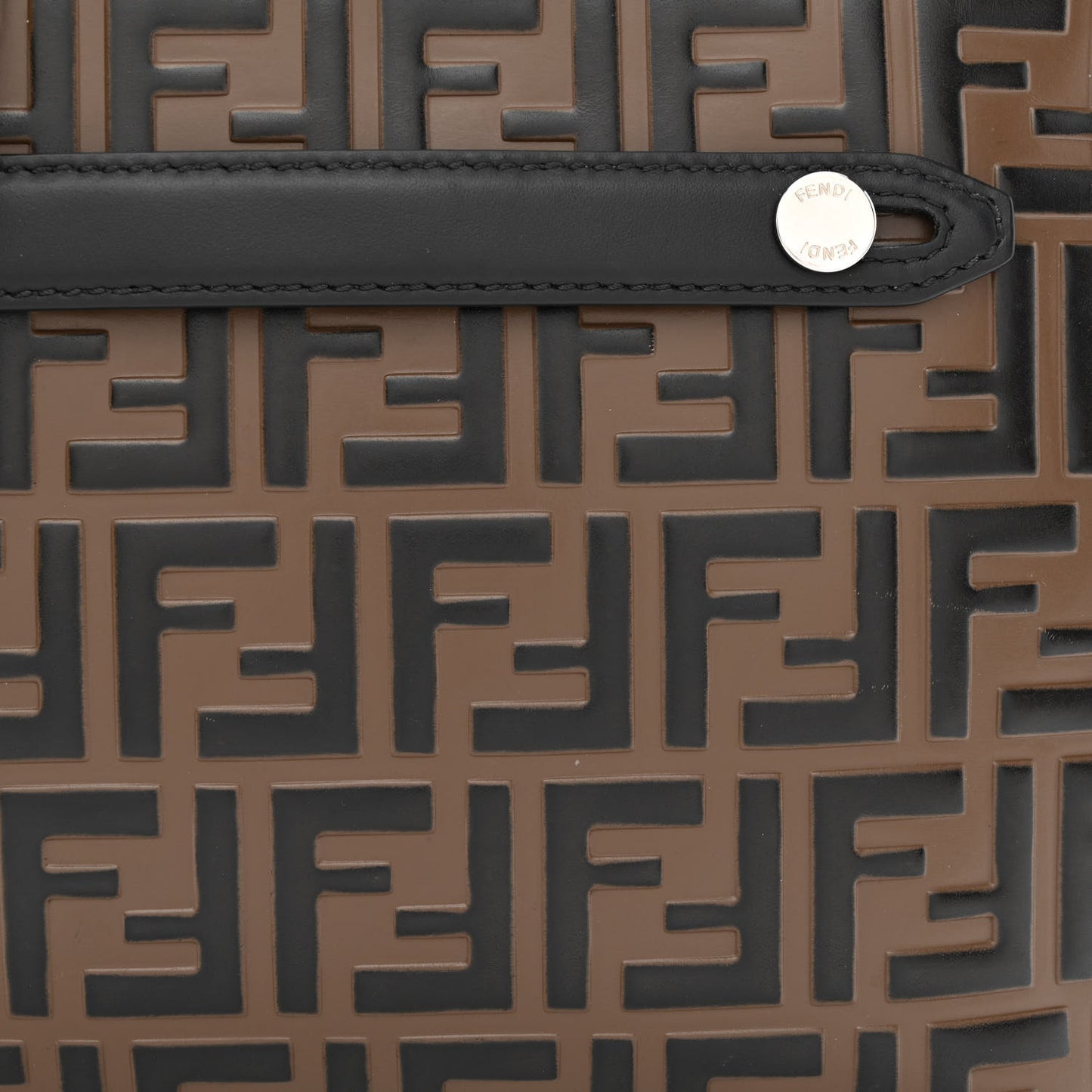 Vitello Century Bi-Color FF 1974 Embossed Messenger Maya Black