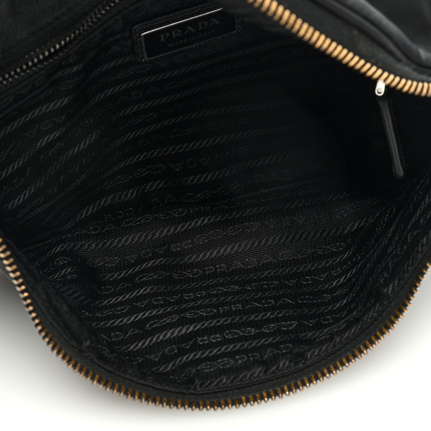 Prada Re-Nylon Saffiano Belt Bag Black 5 of 8