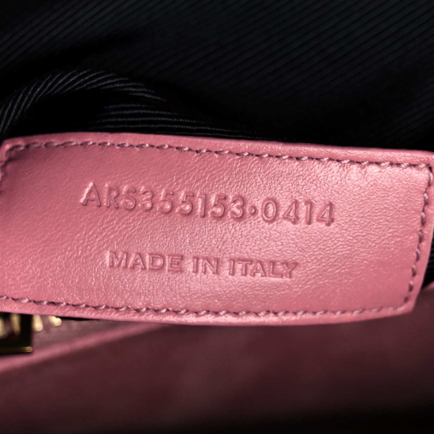 Calfskin Small Sac De Jour Dark Rose