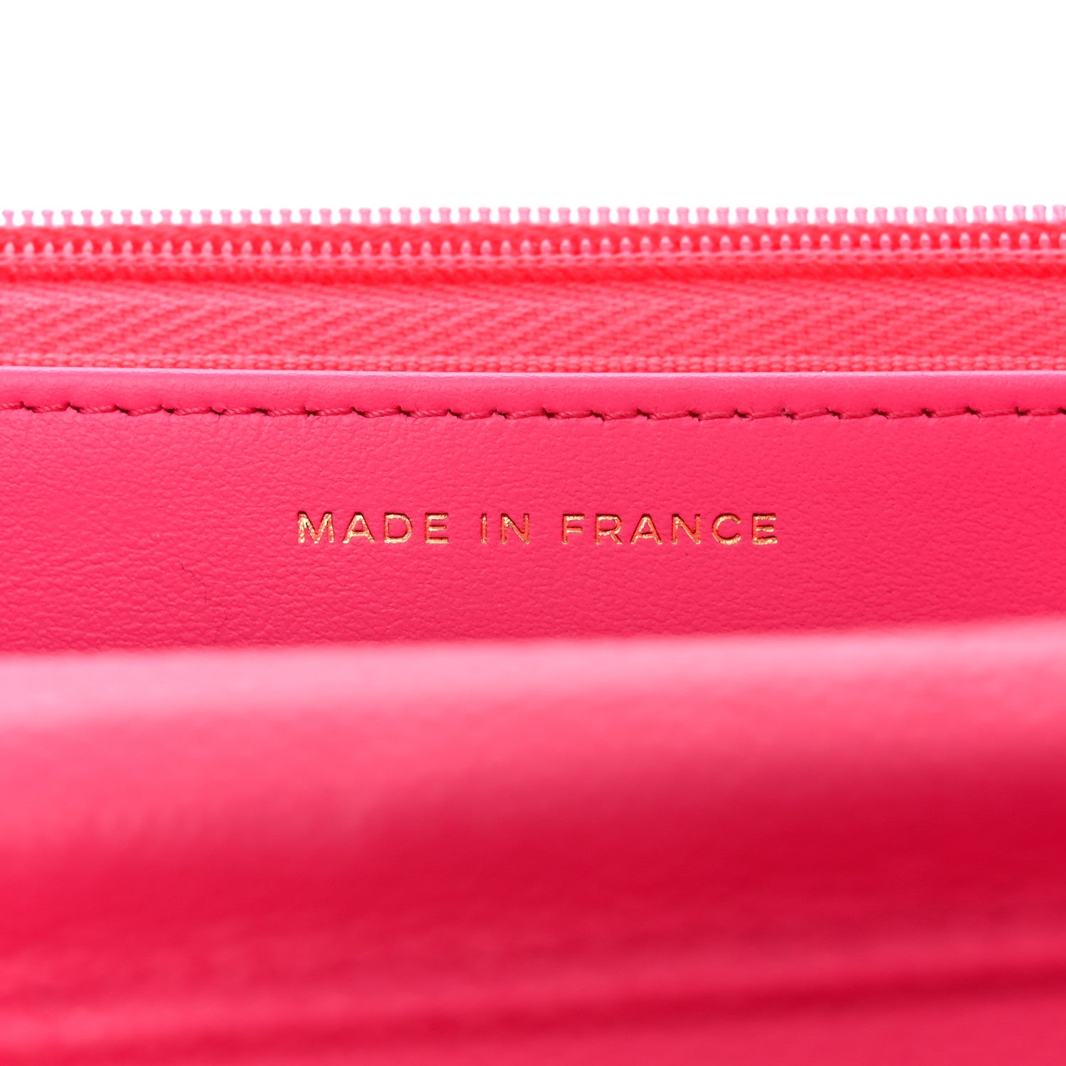 Chanel Caviar Quilted Wallet on Chain WOC Fuchsia 7 of 11