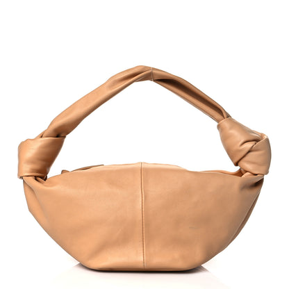 Bottega Veneta Calfskin Mini Double Knot Bag Almond 1 of 13
