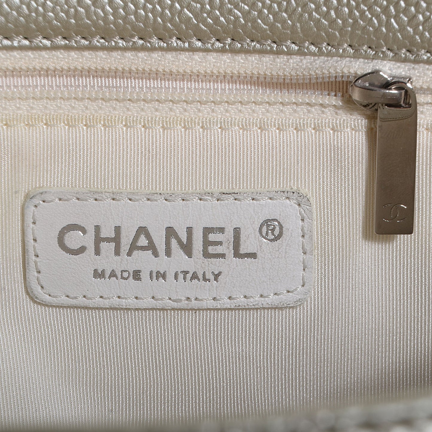 Caviar Grand Shopping Tote GST Light Gold