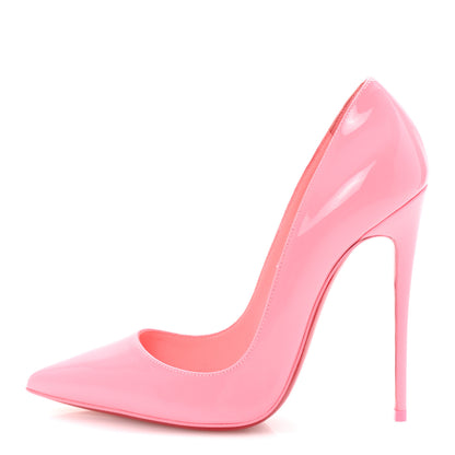 Christian Louboutin Patent So Kate 120 Pumps 37 Bubble Gum 1 of 9