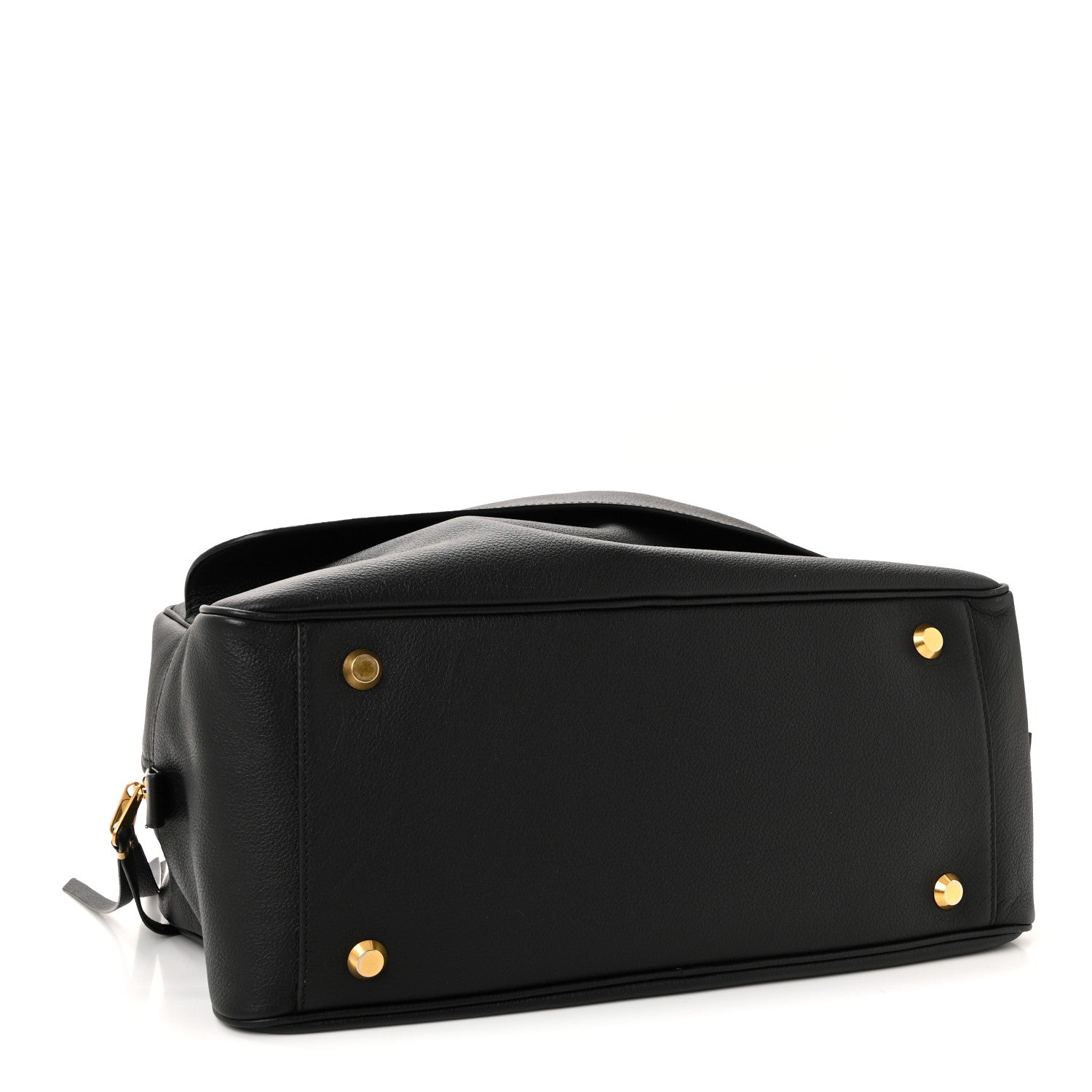 Balenciaga Grained Calfskin Medium Carrie Bowling Bag Black 4 of 9