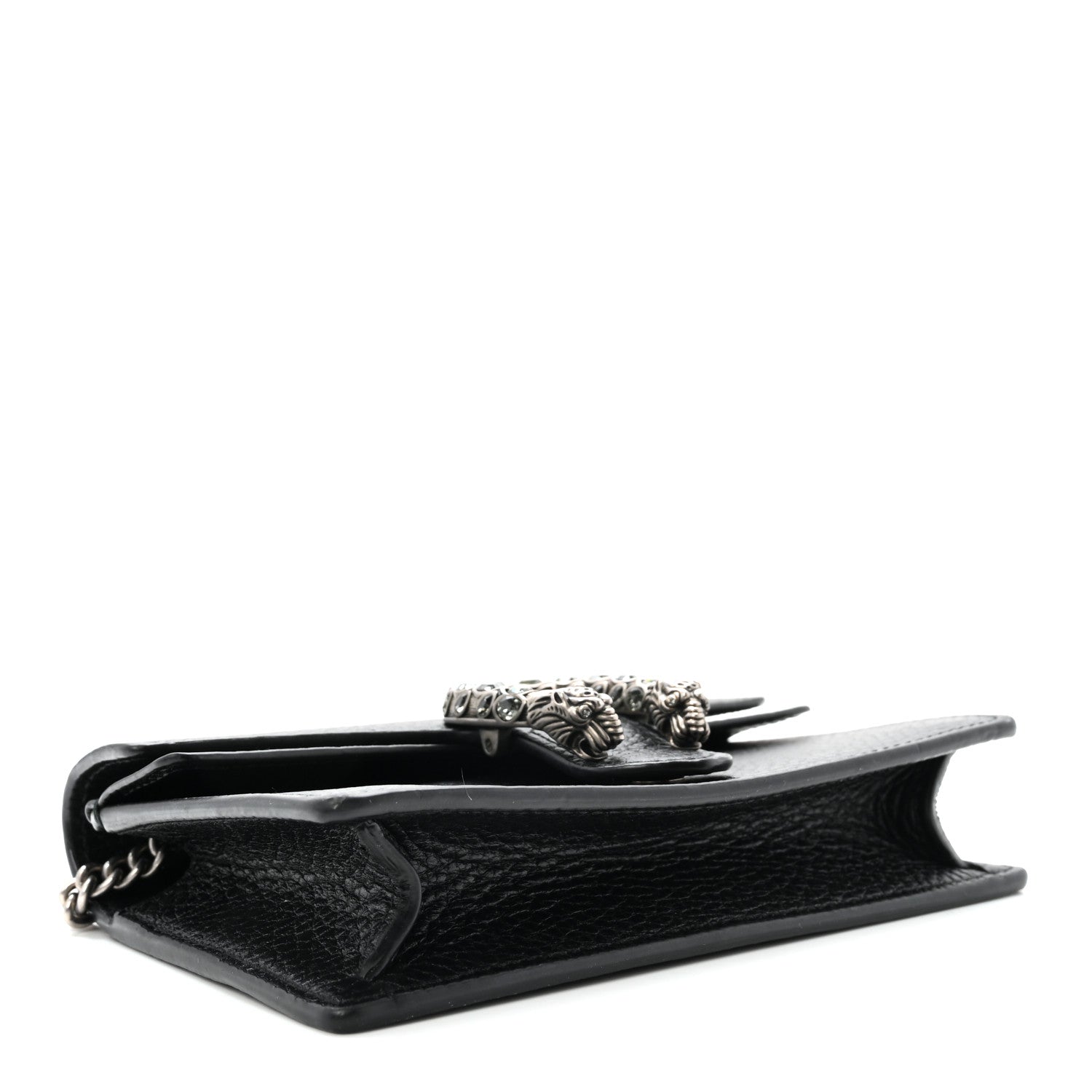 Gucci Calfskin Super Mini Dionysus Shoulder Bag Black 4 of 9