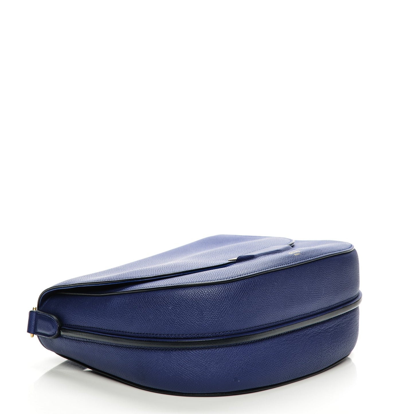 Grained Calfskin Medium Trotteur Indigo