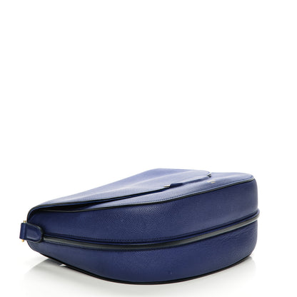 Celine Grained Calfskin Medium Trotteur Indigo 4 of 7