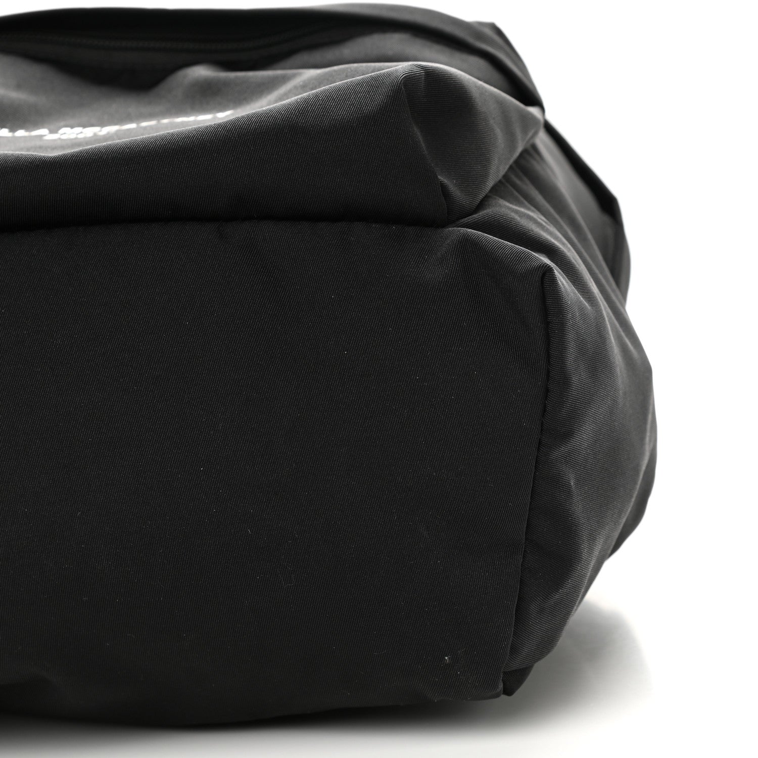 Stella McCartney Nylon Falabella Logo Go Backpack Black White 10 of 10