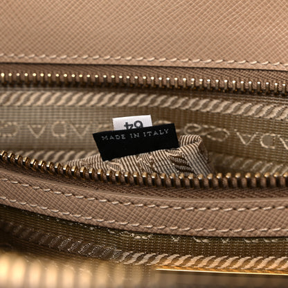 Prada Saffiano Large Galleria Double Zip Tote Cammeo 6 of 20