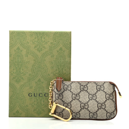 Gucci GG Supreme Monogram Key Case Brown 8 of 8