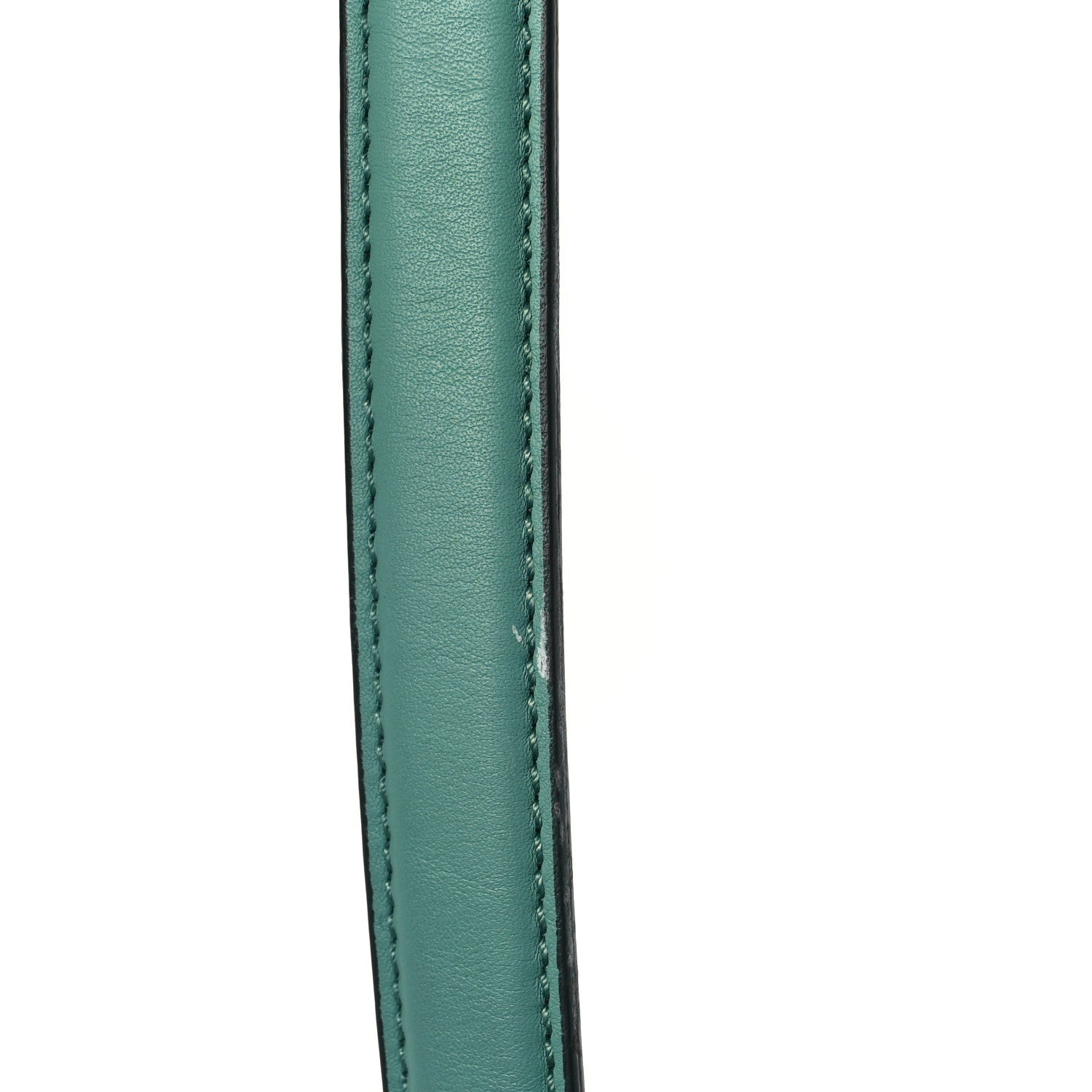 Fendi Vitello Seta Shiny Nappa Plexiglass Small Peekaboo I SEE U Satchel Menta Light Rose 16 of 17