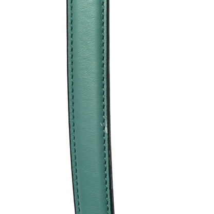 Fendi Vitello Seta Shiny Nappa Plexiglass Small Peekaboo I SEE U Satchel Menta Light Rose 16 of 17