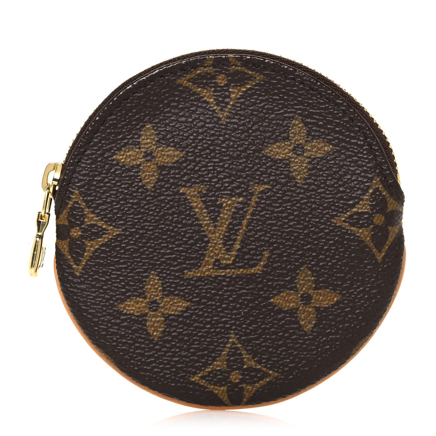 Monogram Round Coin Purse