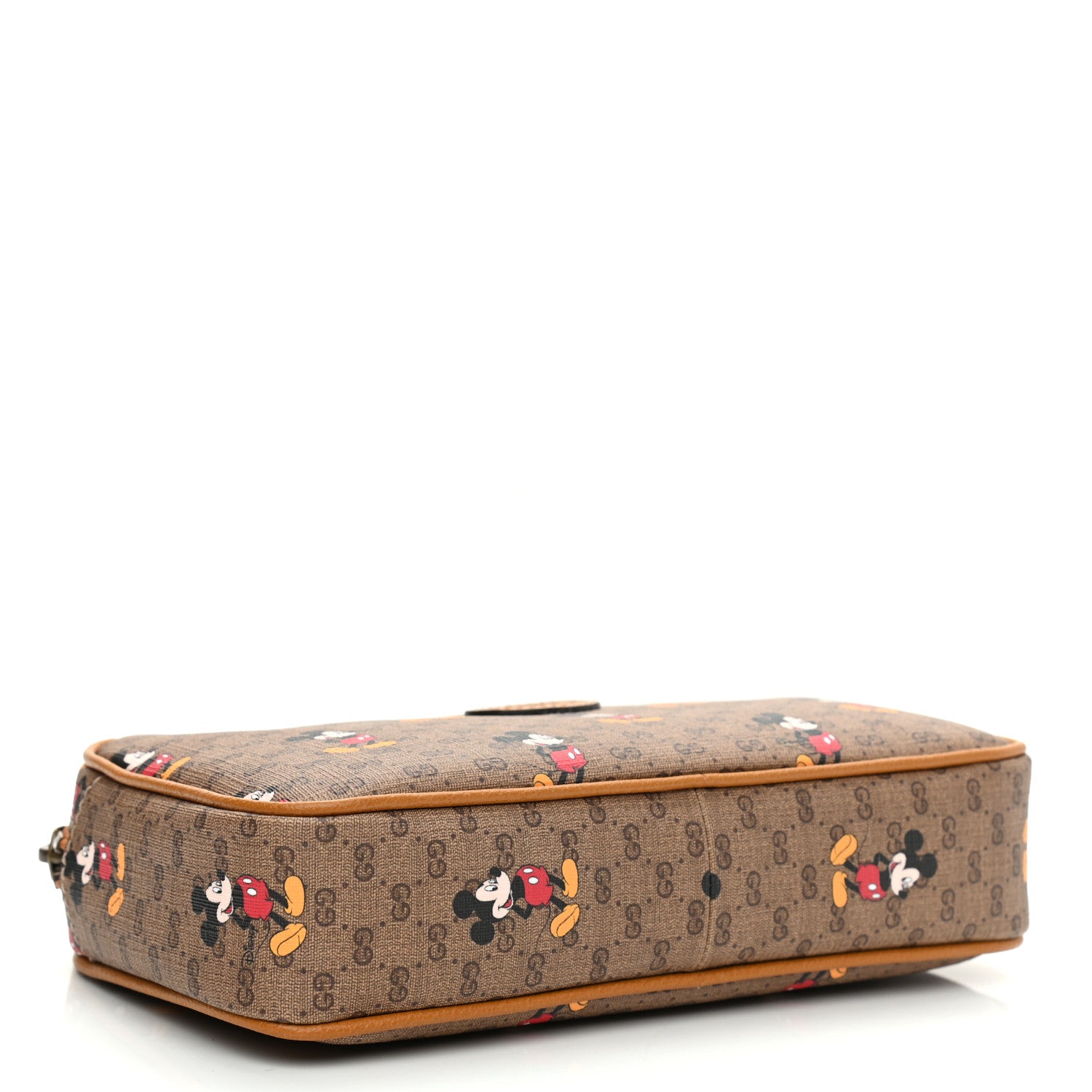 Gucci X DISNEY Mini Vintage GG Supreme Monogram Mickey Mouse Small Belt Bag 95 38 Beige Vintage Sun Oil 4 of 9