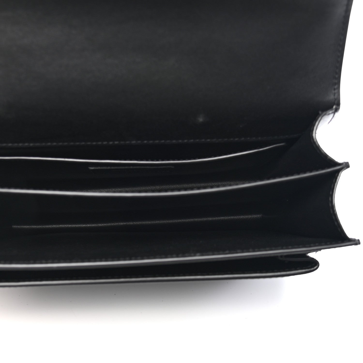 Saint Laurent Coated Bark Calfskin Medium Monogram Sunset Black 5 of 8
