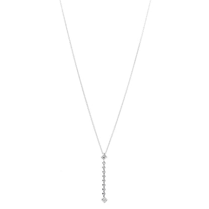 Tiffany Platinum Diamond Grace Pendant Necklace 1 of 7
